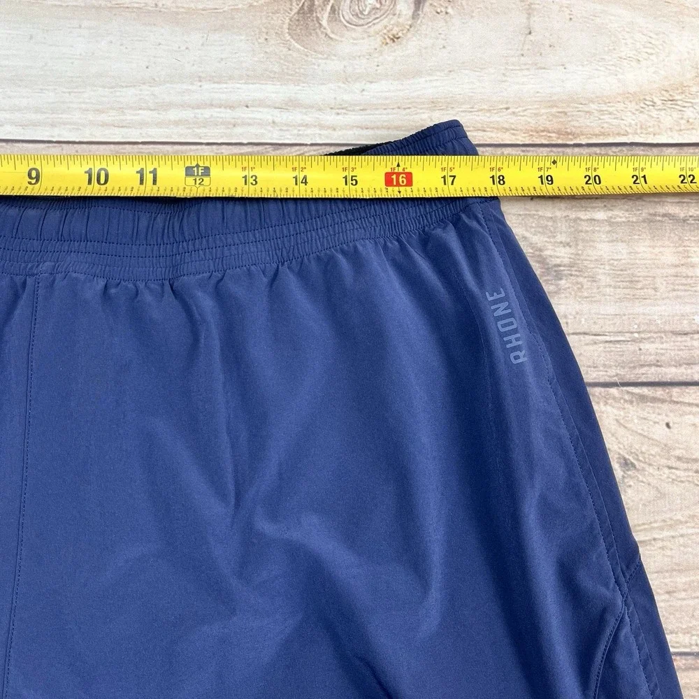 Rhone Drawstring Shorts‎ Sz XLarge Navy Blue Athletic Activewear Running Gym 7 